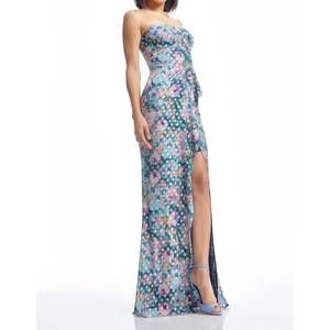 NEW DRESS THE POPULATION kai dress in capri multi